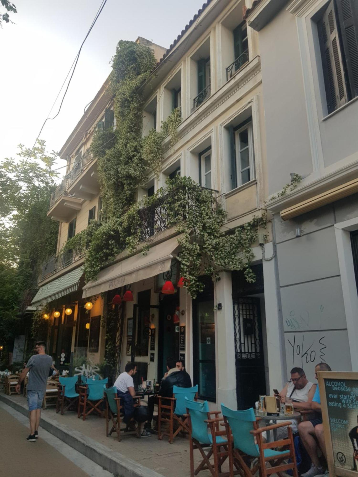 Psiri Gem From In Vivo Apartments- Spacious 1St Floor Apartment With Balcony In Athens' Historic Center 外观 照片